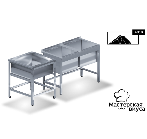 Моечные ванны из нержавеющей стали МОНБЛАН