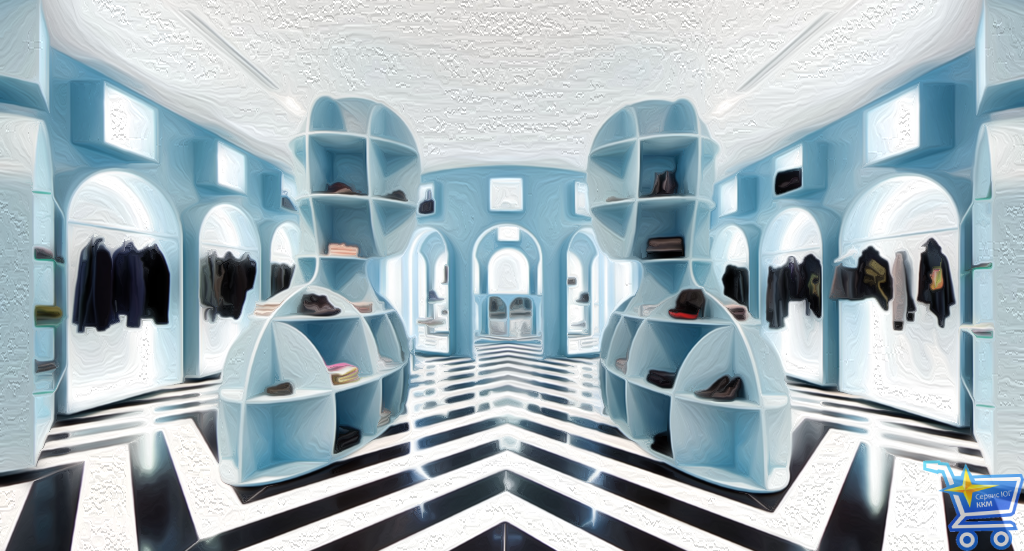 монохромное оформление магазина монохромное оформление магазина