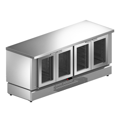 Стол холодильный МВ СТ СХН-4.7 1970х700х870 (без борта, дв стекло)