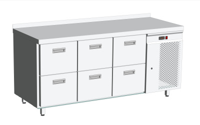 UT-0147107 - Стол холодильный МВ СТ СХБ 1835х700х870 (6 ящиков)
