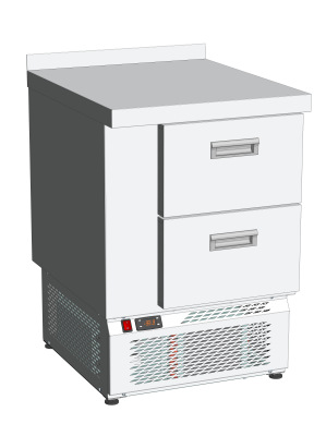 UT-0125415 - Стол холодильный МВ CТ СХН 600х700х870 (борт, 2 ящика)