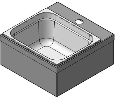 Рукомойник консольный