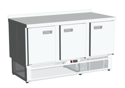 UT-0111262 - Стол холодильный СТ 1485х700х870 (Борт, 3 двери)