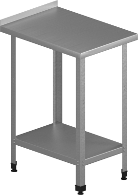 UT-0127071 - Стол производственный с бортом ПС.ЭПб 5х7 (0,8) УН (сплошная полка, 500 х 700 х 950 мм ЭКО 2)