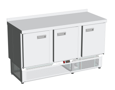 UT-0116017 - Стол холодильный 1485х600х870 3 двери