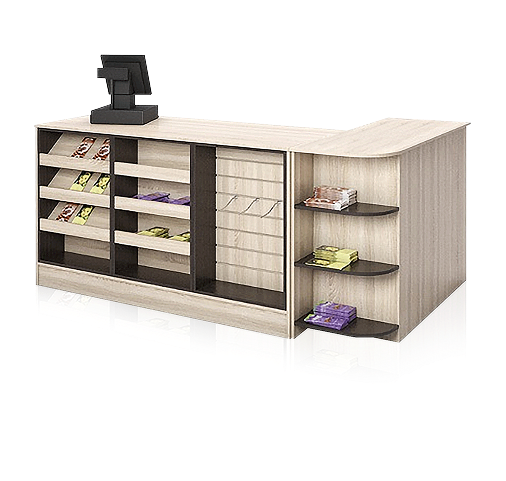 Кассовые зоны и прилавки