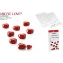 Форма кондитерская MICRO LOVE 5, силикон, ячейки 23*25*13 мм