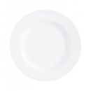 Тарелка Luminarc "Эволюшнс" мелкая 24 см, стеклокерамика, белый цвет, ARC, Франция (/6/24)