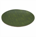 Блюдо поднос  меламин   Черный d=260 мм GREEN BANANA LEAF P.L. Proff Cuisine