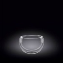 Салатник d =80 мм. 120 мл. с дв. стенками Thermo Glass Wilmax /6/180/