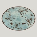 Тарелка Peppery овальная плоская 21*15 см, голубой цвет