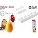 Форма кондитерская MUL3D-EGG набор, ячейки d 5 см, h 7,3 см, силикон, Италия