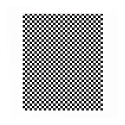 Упаковочная бумага "Чёрно-белая клетка", 28*34 см, 1000 шт/уп, жиростойкий пергамент, Garcia de Pou