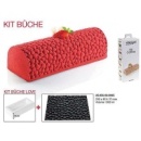 Форма кондитерская KIT BUCHE LOVE, силикон, 25*9*7(h) см, Италия