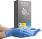 Перчатки BENOVY™Nitrile Chlorinated нитриловые 3,5гр. XS (100 шт) ГОЛУБОЙ