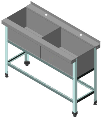 Ванна 2 секции эко