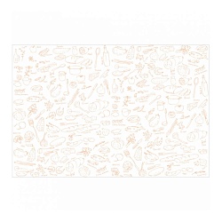 Обёрточная бумага жиростойкая в листах 35*52 см жиростойкий пергамент, 500 шт/уп, Garcia de Pou