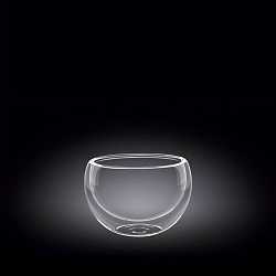 Салатник d =80 мм. 120 мл. с дв. стенками Thermo Glass Wilmax /6/180/
