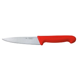 Нож PRO-Line поварской 16 см, красная пластиковая ручка, P.L. Proff Cuisine