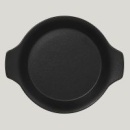 Тарелка-кроншель NeoFusion Volcano круглая, 16 см (черный цвет)