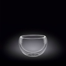 Салатник d =80 мм. 200 мл. с дв. стенками Thermo Glass Wilmax /6/120/**