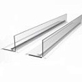 Профили для крепления разделителей и толкателей на полку