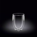 Стакан 200 мл. d=65 мм. с двойными стенками Thermo Glass Wilmax /6/72/