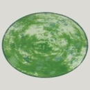 Тарелка Peppery овальная плоская 21*15 см, зеленый цвет