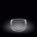 Салатник d =85 мм. 250 мл. с дв. стенками Thermo Glass Wilmax /6/96/**