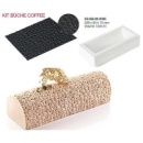 Форма кондитерская KIT BUCHE COFFEE, силикон, 25*9*7 см, Италия