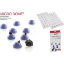 Форма кондитерская MICRO DOME 5, силикон, ячейки 26*14 мм, , Италия