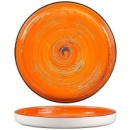 Тарелка с бортом Texture Orange Circular 28 см, h 3,1 см, 