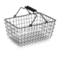 Металлические покупательские корзины Металлические покупательские корзины