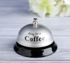 Звонок настольный "Ring for a cofee", 5.5х8.5х8.5 см