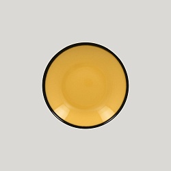 Тарелка-салатник LEA Yellow 23 см, высота 4 см, 690 мл (желтый цвет)