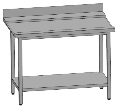 Стол предмоечный полка борт
