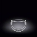 Салатник d =80 мм. 200 мл. с дв. стенками Thermo Glass Wilmax /6/120/**