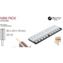 Форма кондитерская MINI PICK, ячейки 6*2 см, h 1,8 см, силикон, Италия