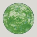 Тарелка Peppery круглая плоская 15 см, зеленый цвет